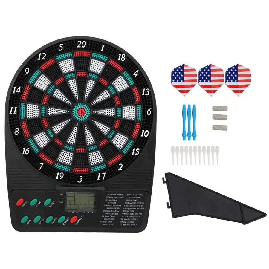 2022 New Electronic Dartboard Game Set LCD Display Automatic Scoring Board