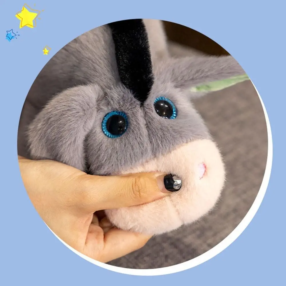 

Realistic Cartoon Plush Donkey Toy Soft Comfortable Simulation Stuffed Animal Portable Skin-friendly Cute Mule Plush Doll Sleep