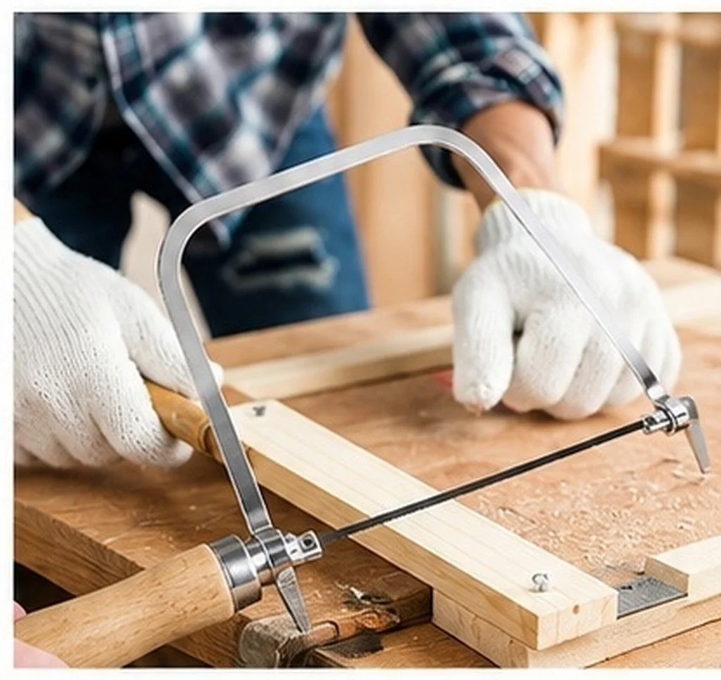 1Set Japanese Style Pull Saw Coping Hand Saw Fine Tooth Acute Edge Sturdy Wood Handle for Wood Cutting Bamboo PVC Work