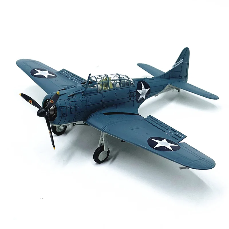 

Diecast 1:72 Scale American SBD-3 Best Fighter Original Finished Alloy Airplane Model Simulation Static Collectible Toy Gift