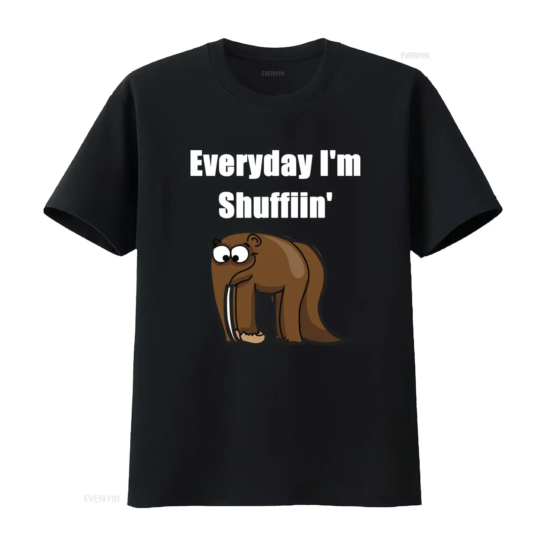 Everyday I'M Shufflin Classic T Shirt Funny Cartoon Lover  vintage Washed Versatile Stretched Slightly streetwear Casual