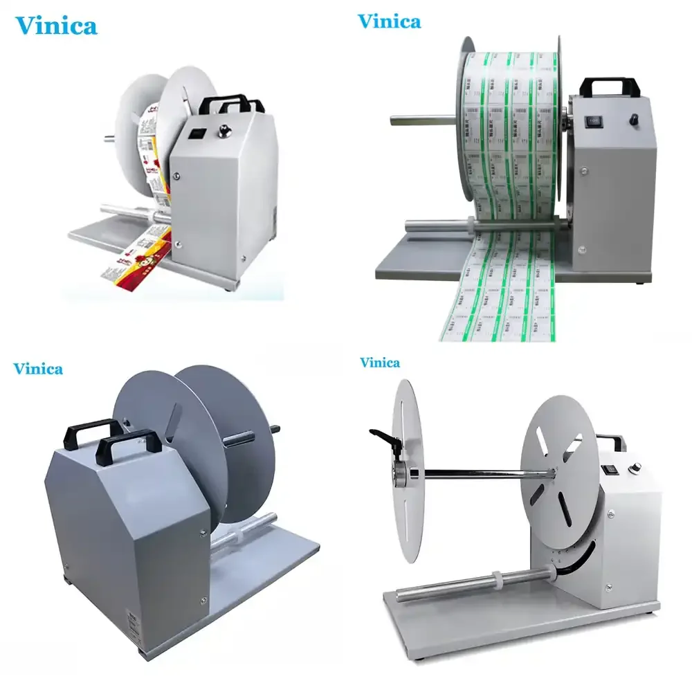

rewinder label adhesive label winding and rewinding machine