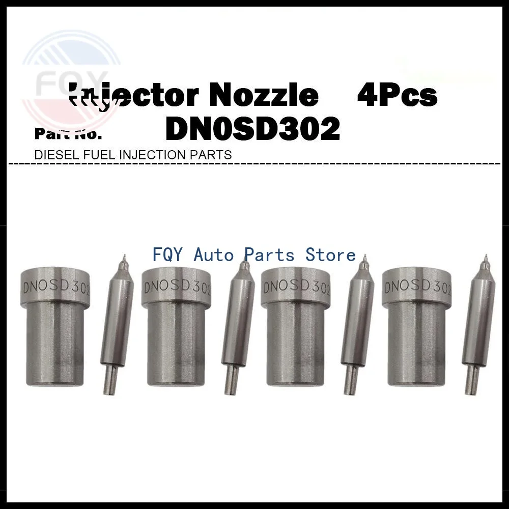 

4X For RENAULT Clio Trafic Express 1.9D 2.1D High Quality Injector Nozzle DN0SD302 DNOSD302