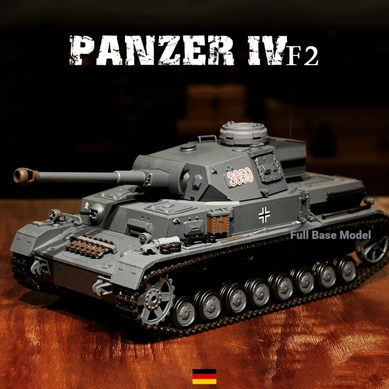 Henglong 1/16 Zdalnie Sterowany Czołg Niemiecki Panzer Nr 4 F2 3859 Elektryczny Samochód RC Model z Funkcją Strzelania Symulacja Zabawka dla Dorosłych Prezent