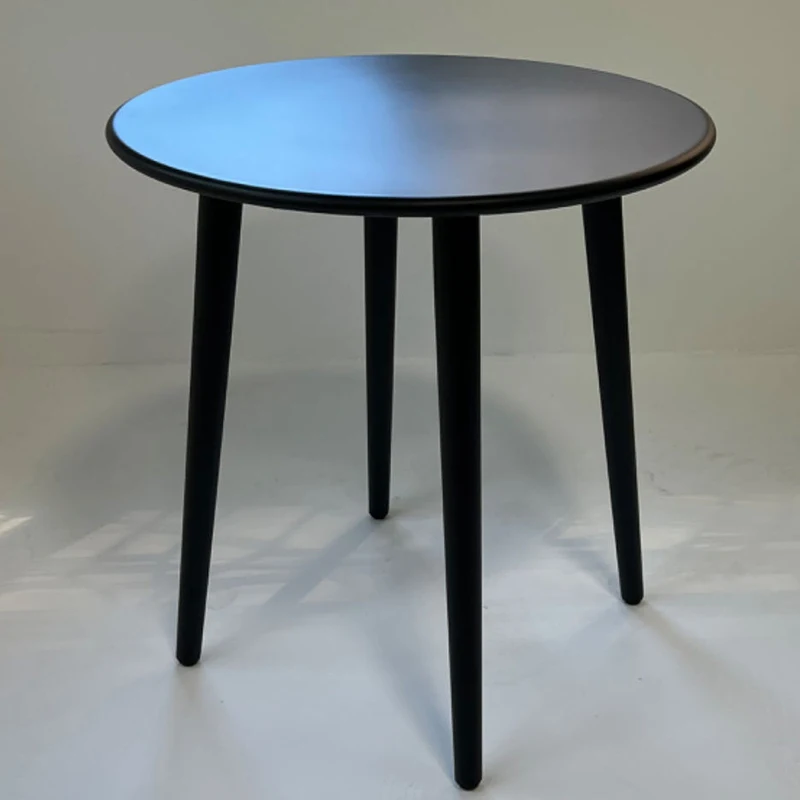 Carbon steel wrought iron small round dining table rectangular table leisure table balcony household