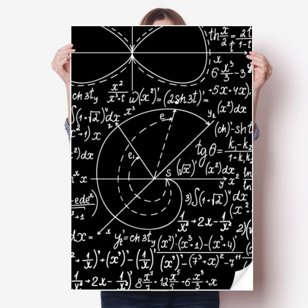 

formulas science calculus sticker decoration poster playbill wallpaper window decal