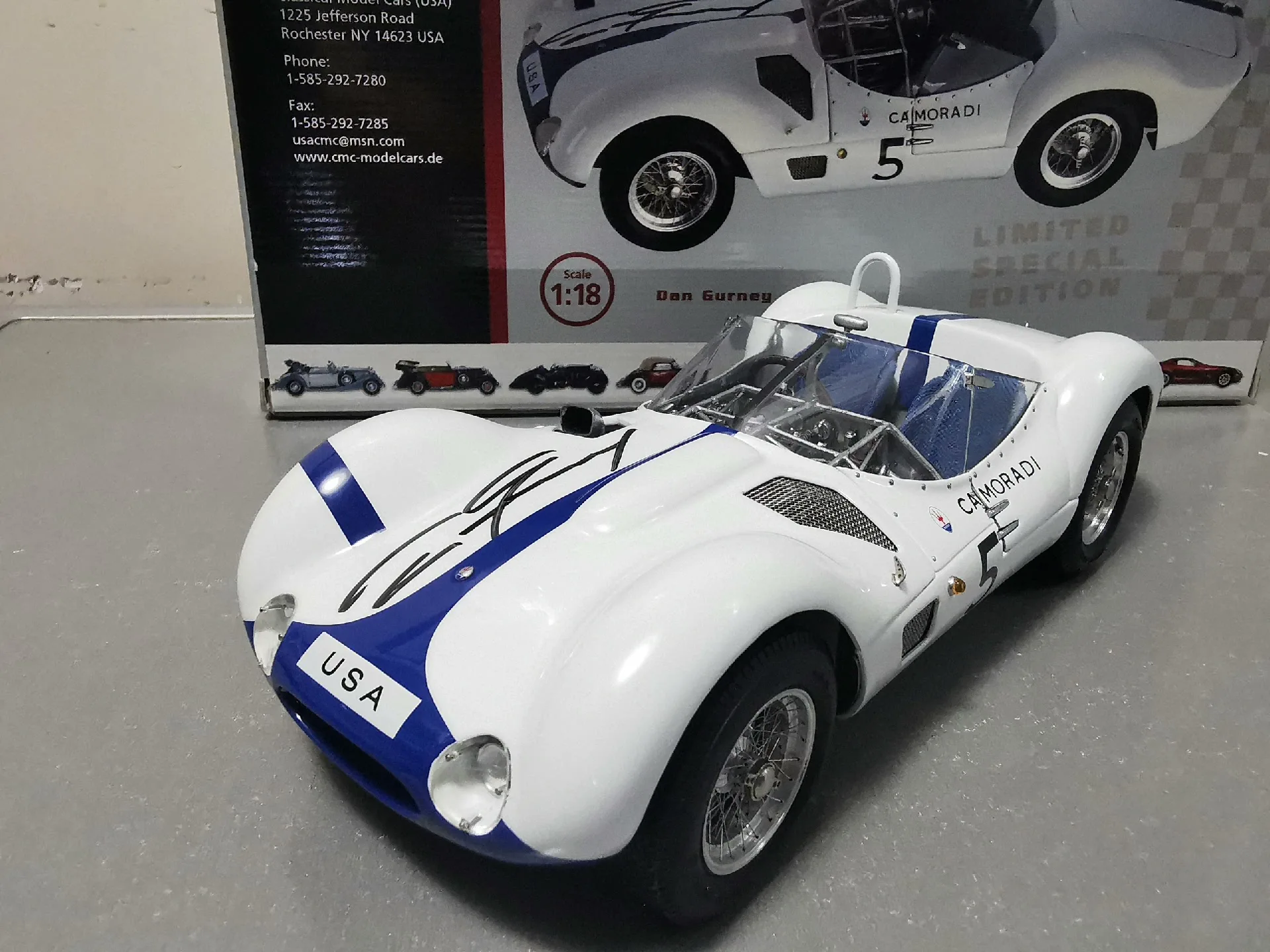 CMC 1:18 Tipo 61 Birdcage 1960 Signature Simulation Limited Edition All Open Alloy Metal Static Car Model Toy Gift