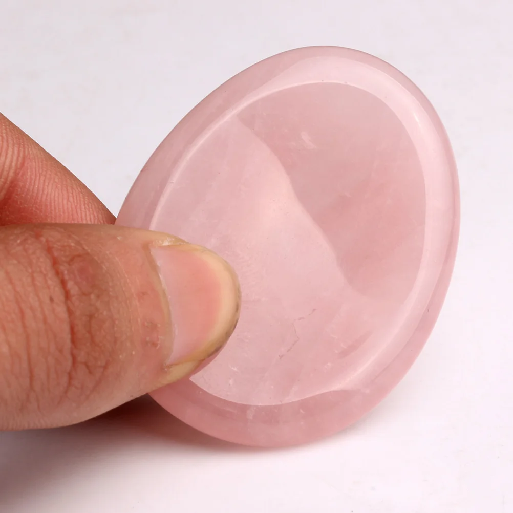 

Pink Natural Jade Scraping Board Smooth Skin Friendly Massage Tool for Face Neck Back Spa Care Board Physical Therapy Massager