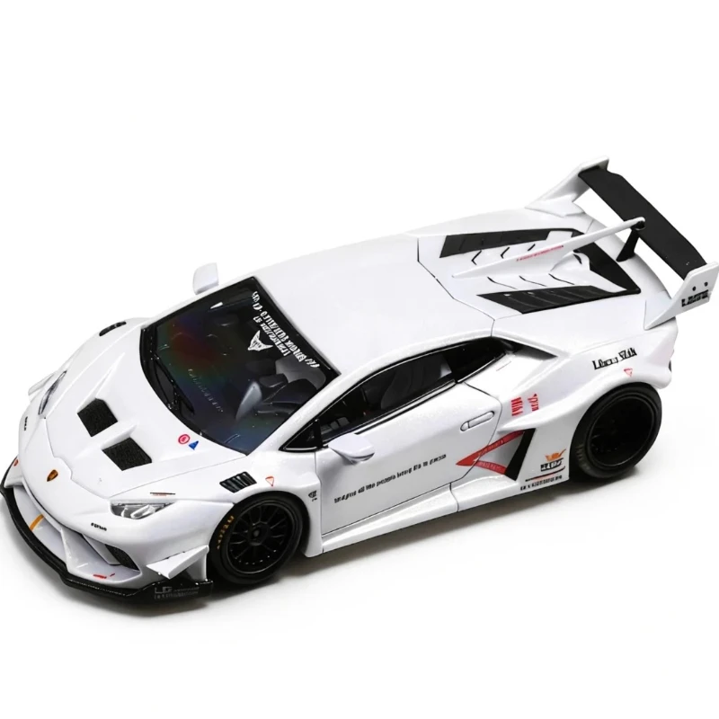 MODELE KING 1/64 Lamborghini Calf White, metalowe modele pojazdów, zabawki, odlewane z metalu, prezenty