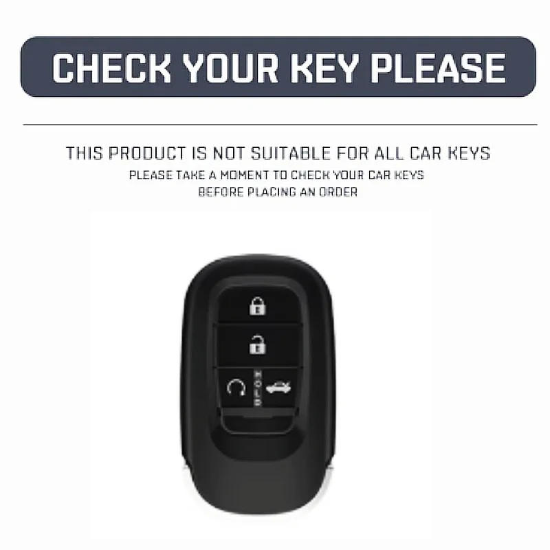 

New Fashion Car Key Case Cover For Honda Civic Accord HR-V CR-V CRV 2022 2023 4Buttons Auto Shell Fob Holder Car Accessories