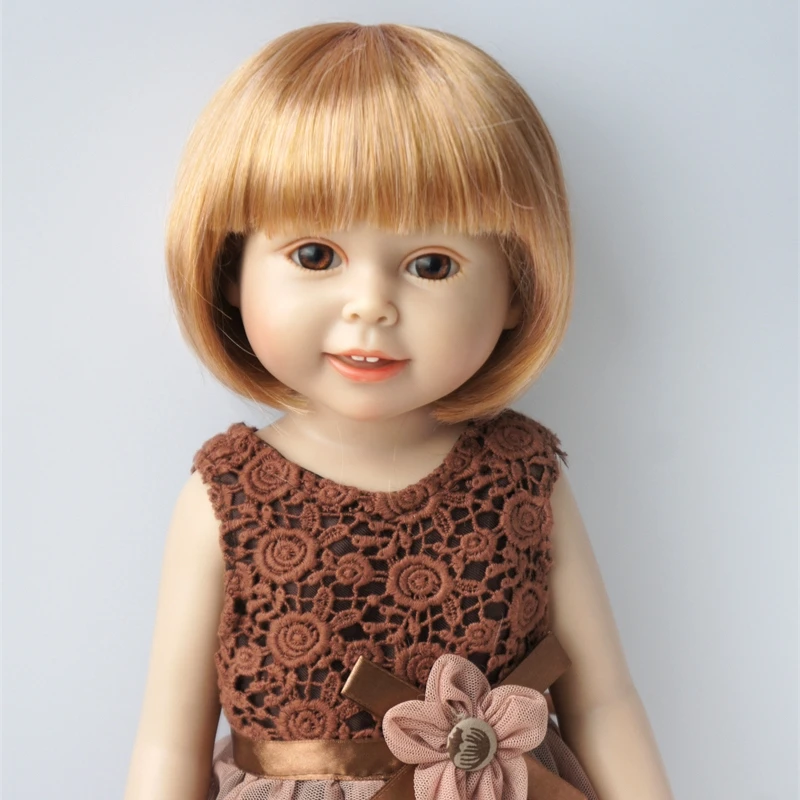 BOBO Doll wigs   JD256  11-12 inch  28-30 CM  Short BOBO Cut   Synthetic mohair  Resin  doll wig