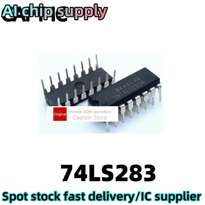 1PCS SN74LS283N HD74LS283P 74LS283 inline DIP16 4-bit binary full adder