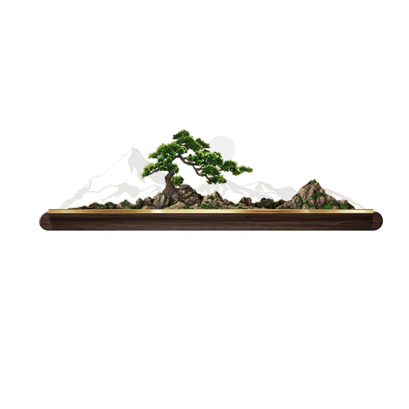 

living room decorative painting, sofa background wall new Chinese landscape wall hanging painting