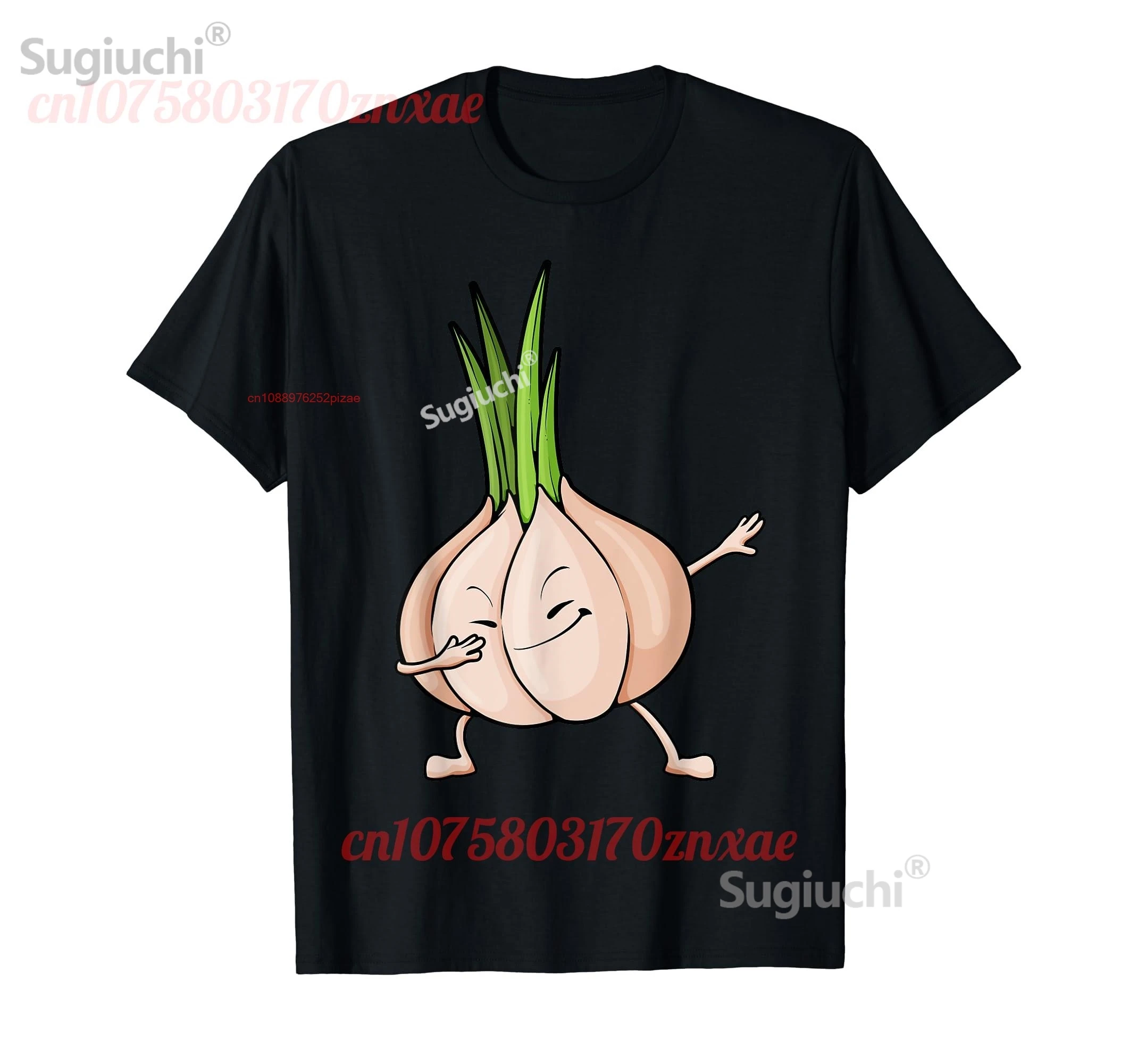 100% Cotton Cute Garlic Design For Men Women Plant Food Garlic Lover T-Shirt MEN WOMEN UNISEX T Shirts Size S-6XL