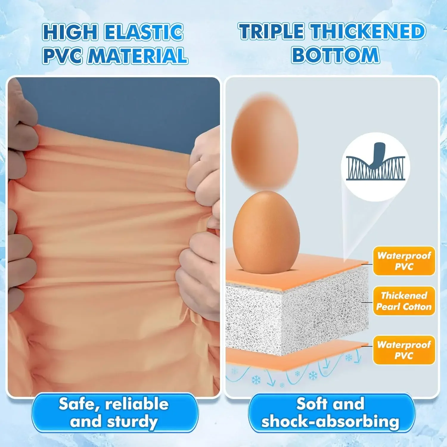 Inflatable Swimming Pool with Canopy,Extra Large Blow Up Family Pool with Batteries Unplugged Built-in Pump for Outdoor Garden