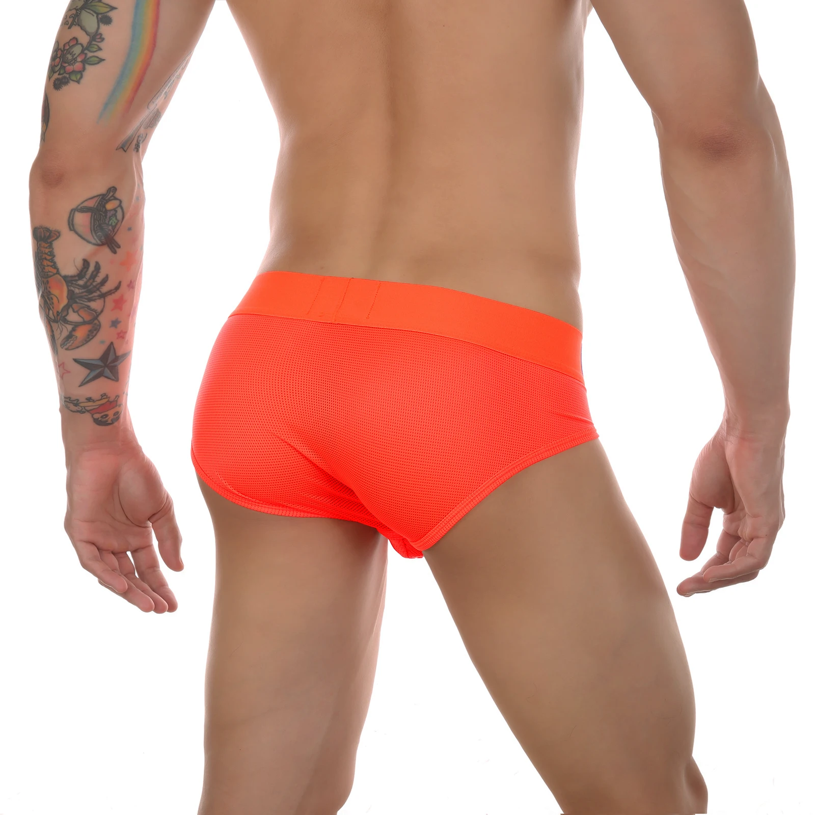 Men Briefs Mesh Underwear Sexy Man Ultra Thin Bulge Penis Pouch Underpants Cueca Hombre Slips Lingerie Panties