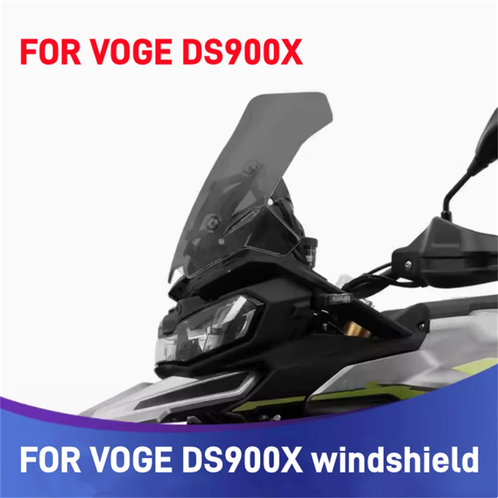 For VOGE DS900X modified windshield with raised windshield 900DSX front windshield accessories