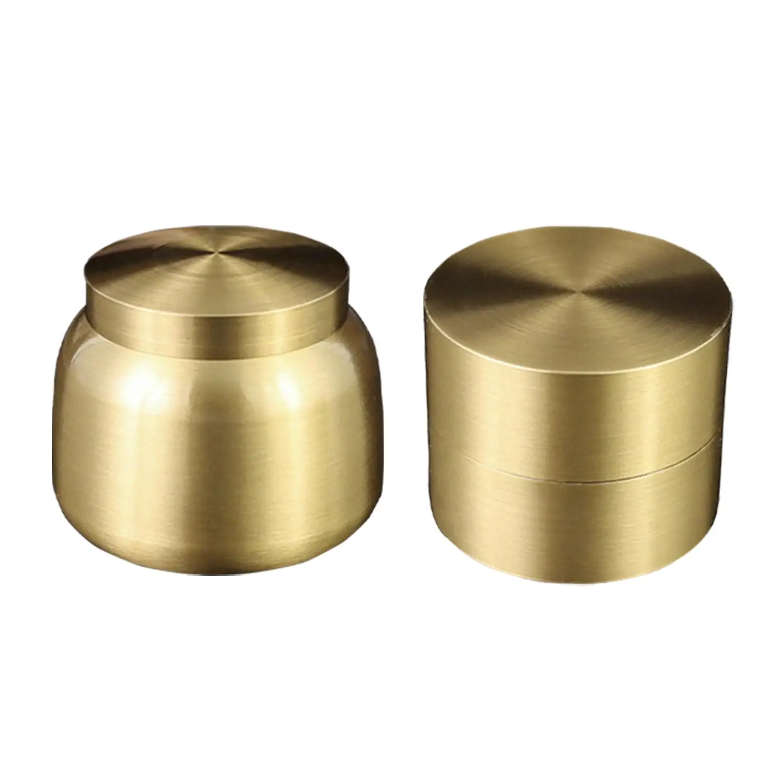 Recipiente de cobre, urna para animales pequeños, tarro de sellado hermoso multiusos pequeño, tarro de té suelto