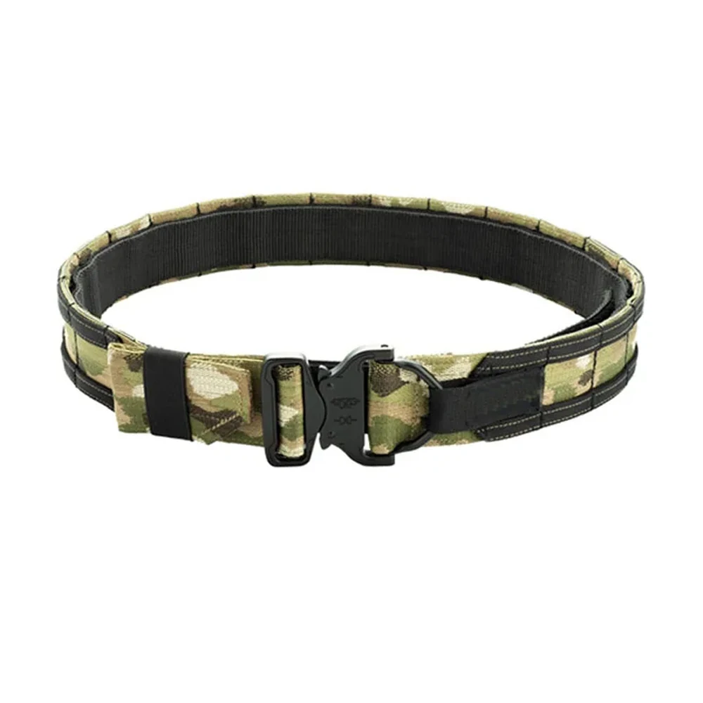 New 1.5 Inch Double Layer Belt Outdoor Molle Belt  CS Hunting Belt