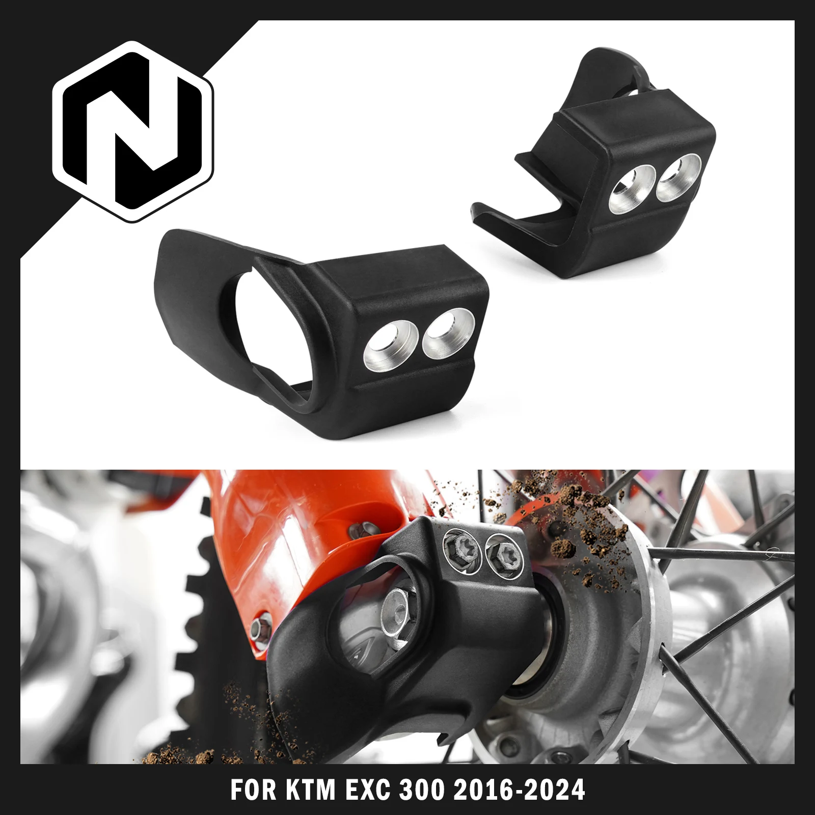 

NICECNC For KTM EXC 300 EXC 250 EXCF 350 EXC 450 SX 125 SXF 250 SXF 450 XCW 2016-2024 Front Fork Shoe Cover For Husqvarna TE 300