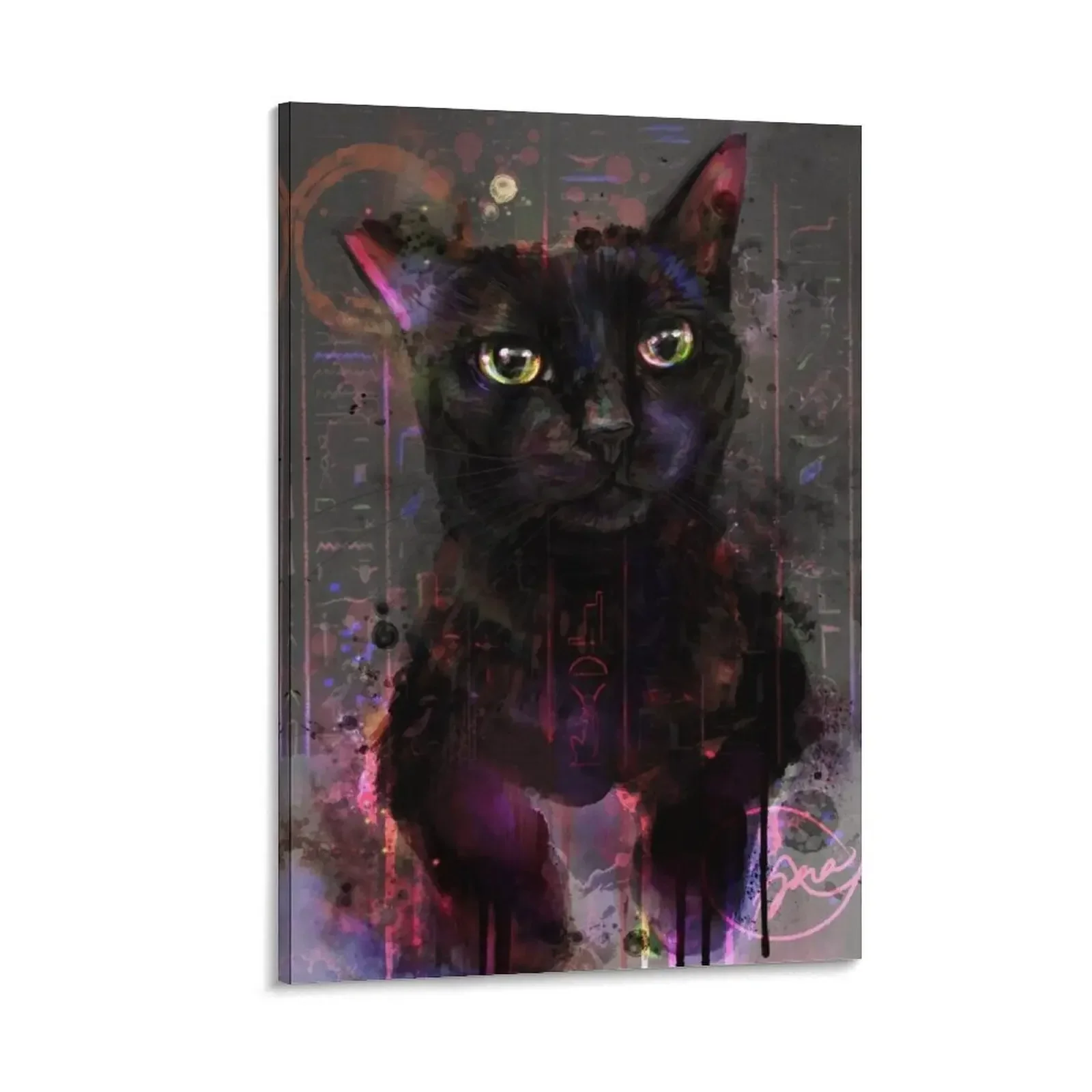 

Project Caturday - Isis Canvas Painting paintings wall decor cute room decor ornaments for home poster