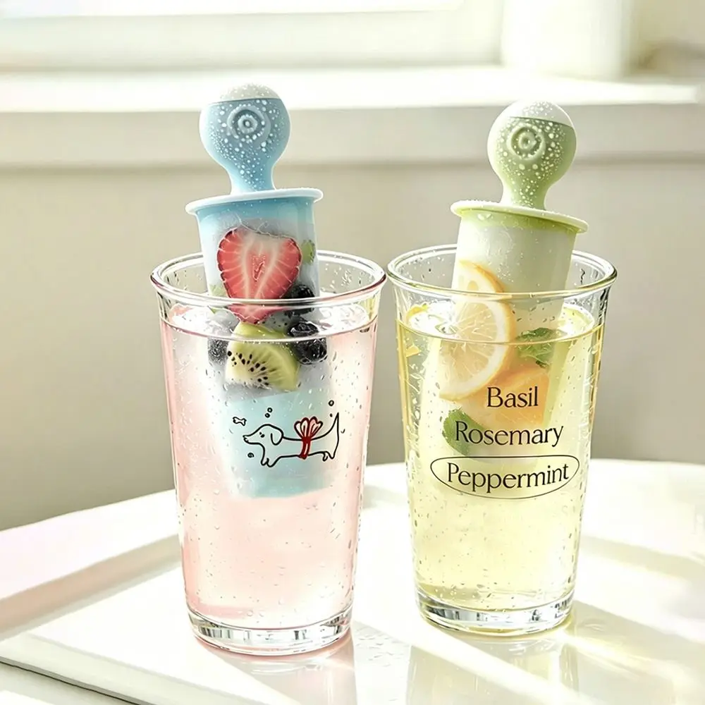Creative Silicone Popsicle Mold DIY Reusable Popsicle Tube Leak-Proof Seal Ice Cream Maker