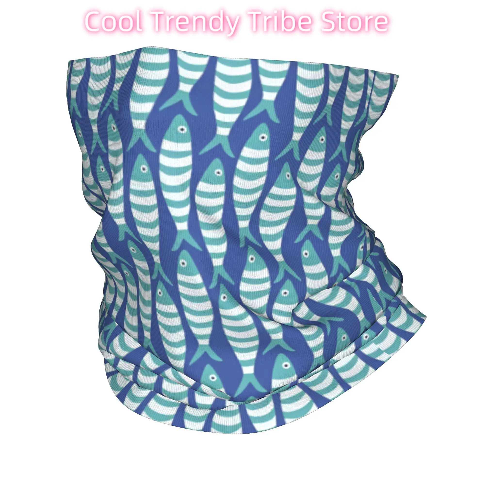 

Бандана с рисунком рыбы и океана, чехол на шею с принтом} шарф с запахом, многофункциональный велосипедный шарф для верховой езды, дышащий унисекс для взрослых