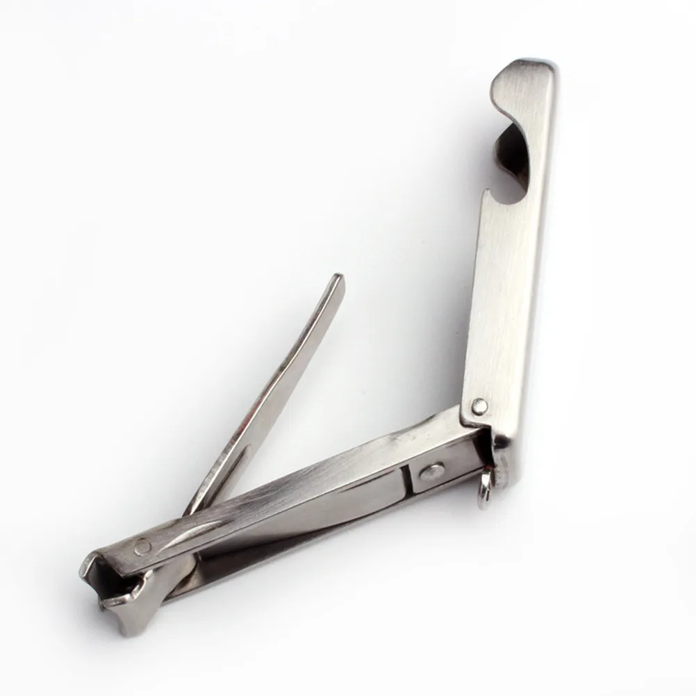 Stainless Steel Nail Clipper Keychain with Bottle Opener Compact Ergonomic Rust Resistant Design