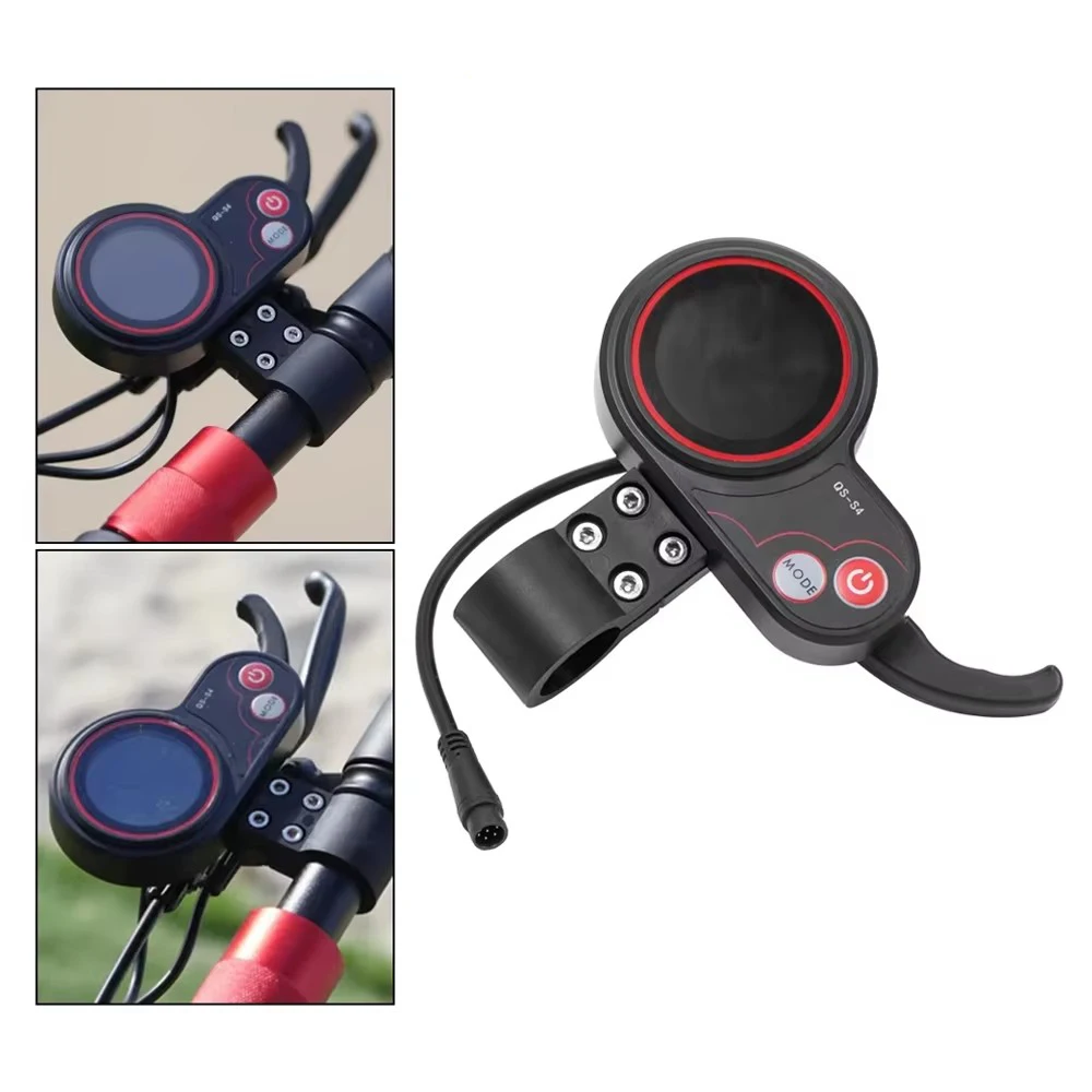 

Для Zero 8 9 10 8X 10X электронный скутер 6-контактный дисплей Запчасти для контроллера электрического скутера Дисплей для большого пальца Дроссельная заслонка QS-S4 Комплект ЖК-дисплея