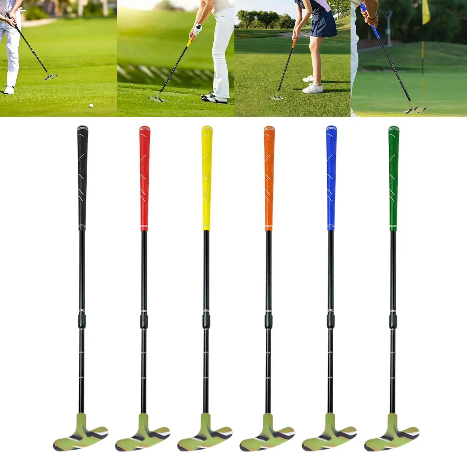 

Golf Putter Golf Putting Club Professional Portable with Scale Non Slip or Left Handed Retractable for Women Men