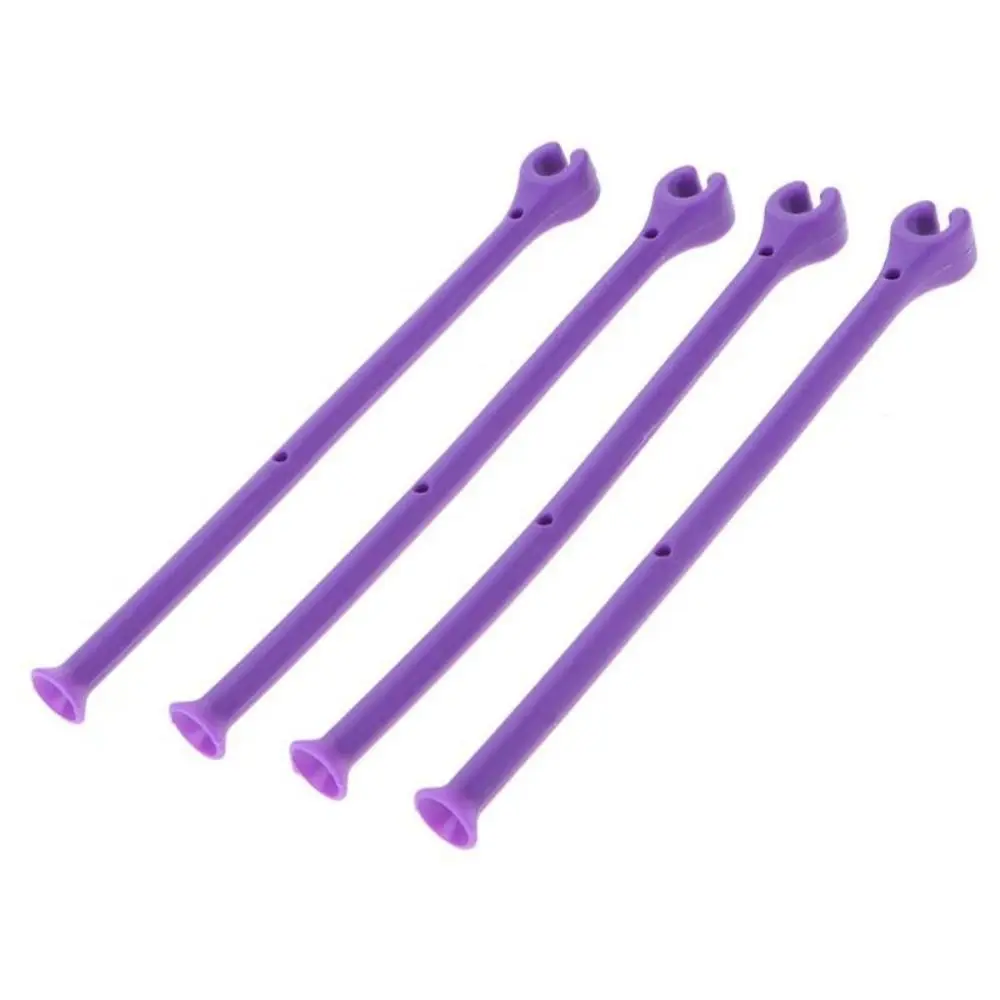 4Pcs/set Purple Flexible Bendable Adjustable Fixed Dishwasher Holder Stemware Saver Wine Fixed Rack Wine Glass Holder