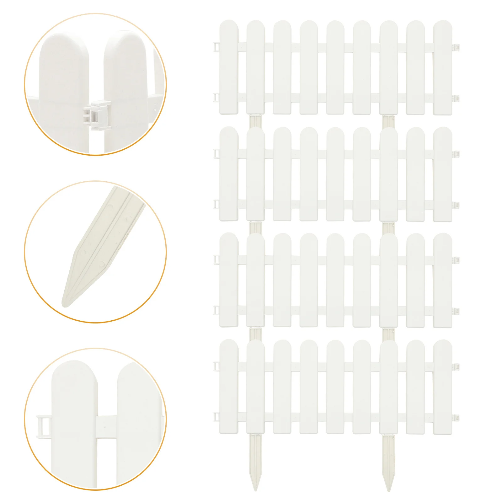 

1 комплект садовых заборов, сделай сам, пластиковая окантовка, декоративное украшение для цветочных кроватей, подъездных дорожек, садовый забор, пластиковый забор