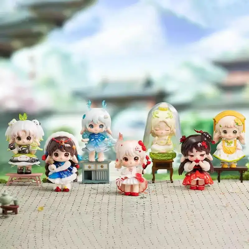 

Anime Character Ruby Tea Fairy House Series Blind Box Cute Doll Model Desktop Car Ornament Collection, Children'S Surprise Gifts