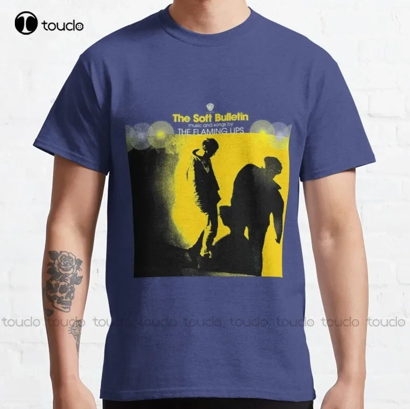 New The Flaming Lips - Soft Bulletin Classic T-Shirt Oversized Tshirt Cotton Unisex Tee Shirt Fashion Funny Harajuku Streetwear