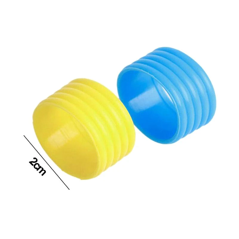 Tennis Racket Grip Rubber Ring Badminton Bat Overgrip Fix Flexible Bands Finishing Protector Outdoor Sports Red