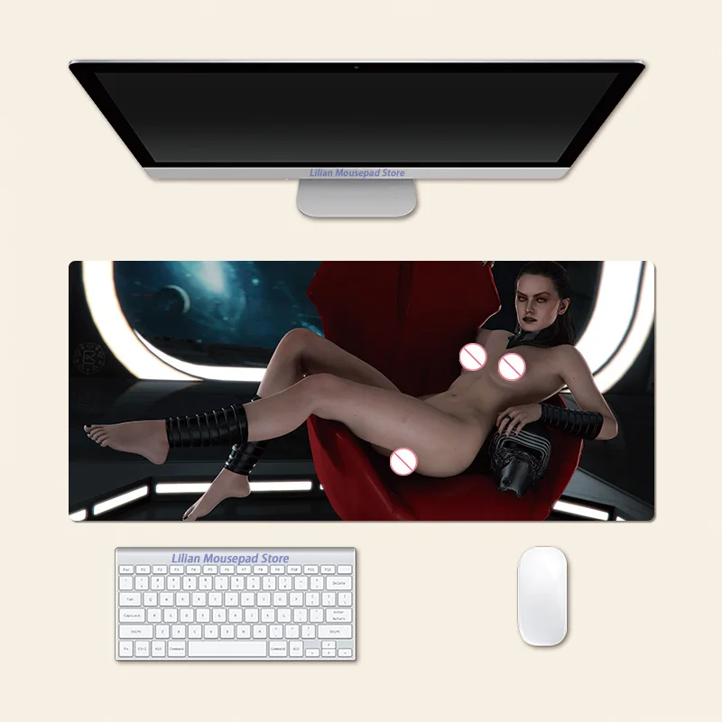 

Rey Skywalker Anime Large Mouse Pad PlayMat Office Mousepad Game Creative Desk Gaming Mat