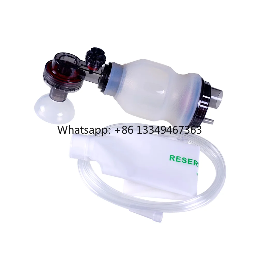 

CE/ISO Certified Silicone Neonatal Resuscitation Equipment Kit Ambu Bag Infant BVM Manual Emergency Clinics Apparatus