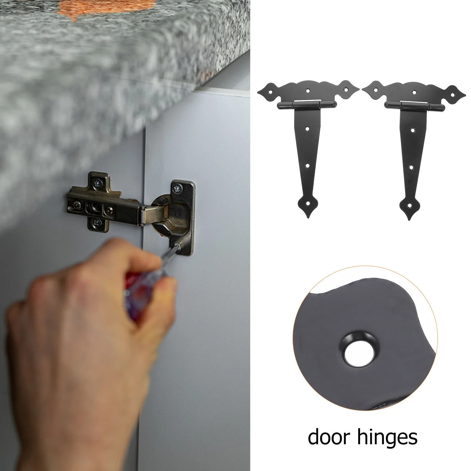 

2 шт. Т-образные петли, высококачественный металлический утюг для мебельных шкафов, шкафов, книжных шкафов, антикоррозийная гладкая поверхность, прочный