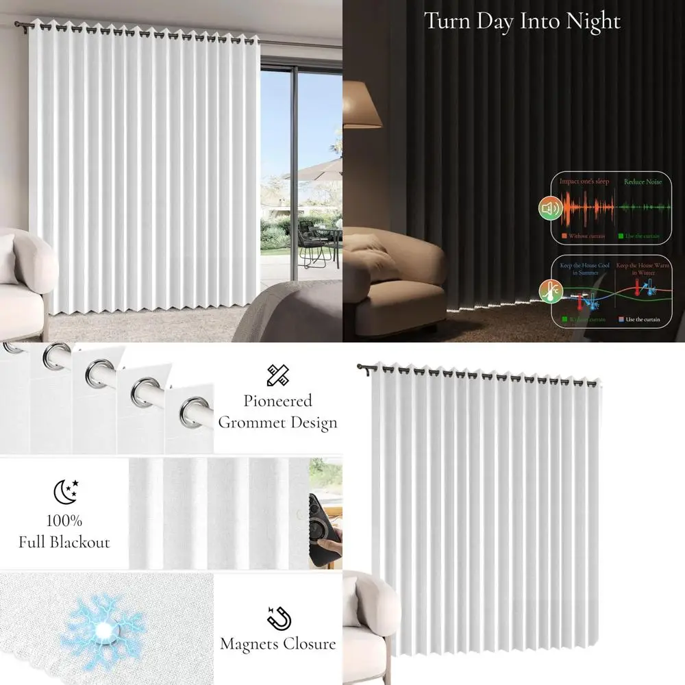 

Белый плиссированный абажур для раздвижной двери с 1 панелью, 120 Вт x 96 л, занавеска-перегородка для комнаты