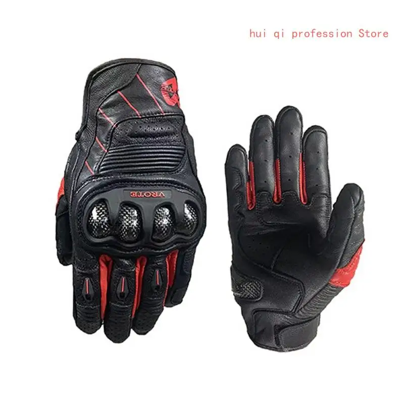 Upgraded Motorbike Gloves Full Finger Touchscreens Motorbike Gloves for Cycling H8WE