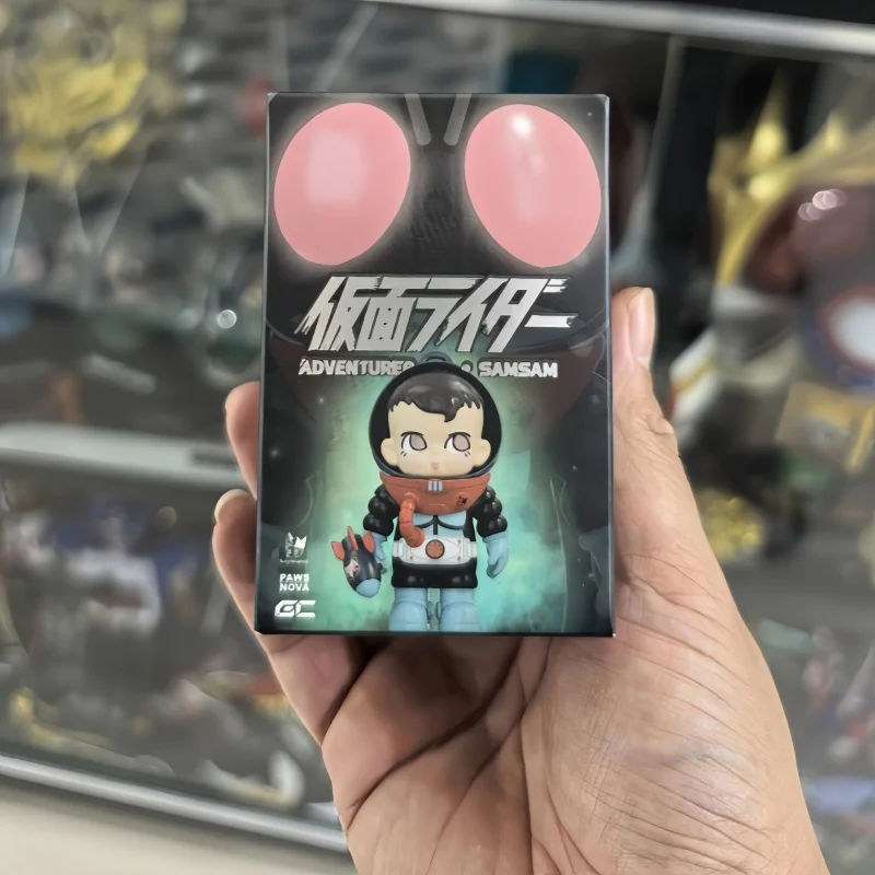 

Оригинальные слепые коробки Samsam Kamen Rider Collaborative Series, модные игрушечные фигурки, куклы, подарки, слепая коробка, загадочная коробка