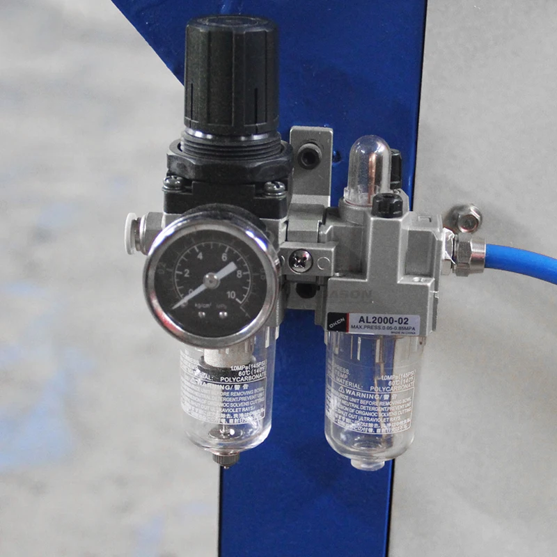 Air Duct Making Pneumatic Notching Machine Galvanized Sheet Foot Pneumatic Notching Machine