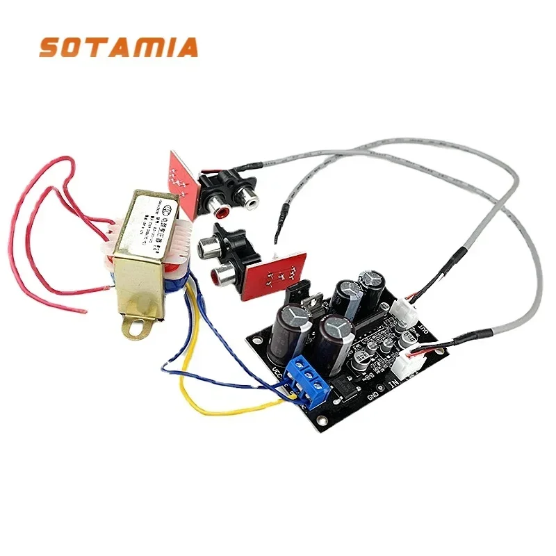 SOTAMIA Vinyl Record Player Preamplifier Board MM MC Phono Preamp Amplifier Gramophone Head Magnification Pre Amp Smart Home