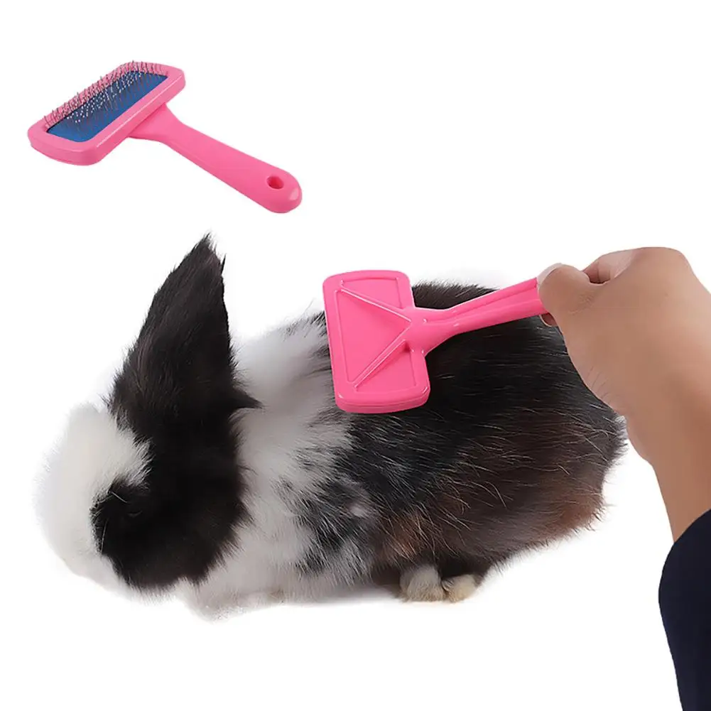 

Portable Pet Needle Comb Cleaning Brush Trimmer Grooming Tool Pet Bath Supplies For Rabbit Guinea Pig