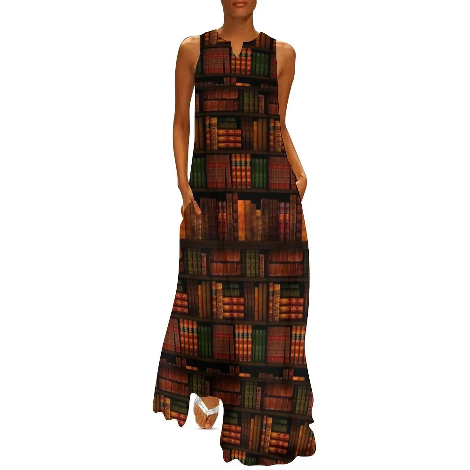 

Books - Library - Books - Bookworm Reading Bibliophile Book Bag Dress Shirt Long Dress evening dress woman