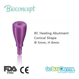 RC Healing Abutment, conical shape, Φ5mm,H6mm (122230)