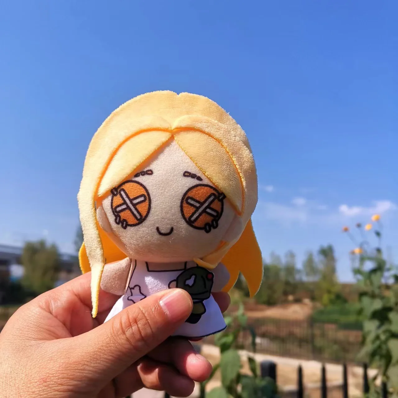 10 cm Game Identity V Cosplay Advocaat Prospector Componist Meisje Embalmer Leuke Rugzak Hanger Pluche Sleutelhanger Geschenken