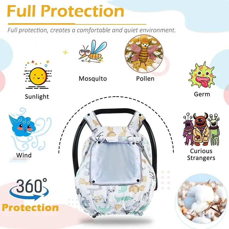 Baby Carrier Cover Baby Carrier Warm Pushchair Cover Child Safety Seat Cover Nursing Towel Stroller Cover