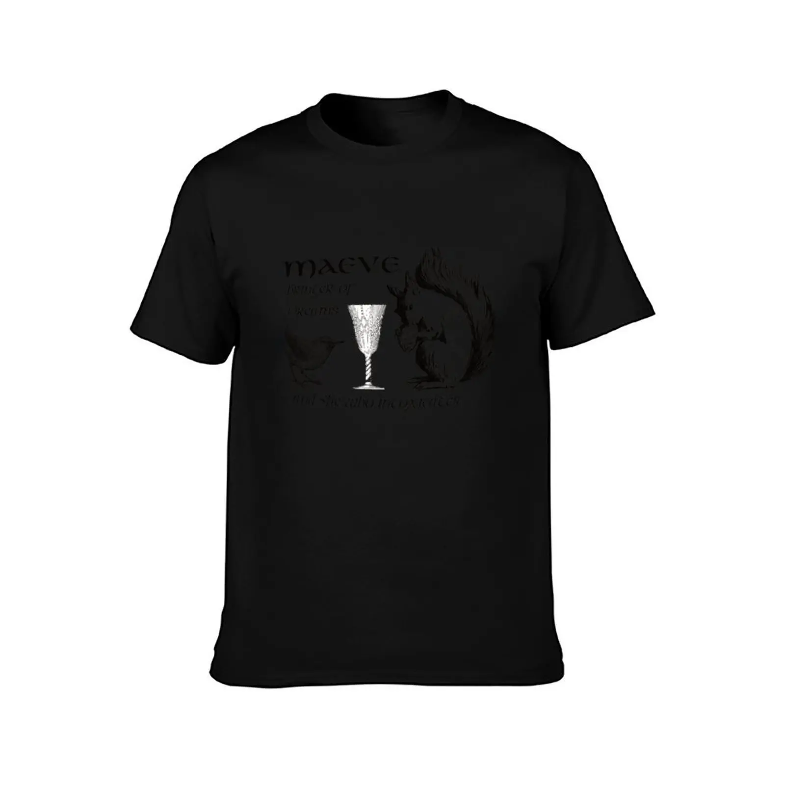 Maeve, Intoxicating Irish Goddess Queen T-Shirt Industrial Work Tee Shirt T-Shirt