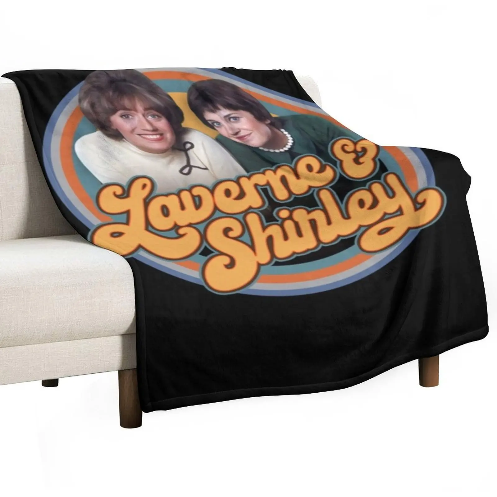 

Laverne And Shirley T-ShirtLaverne and shirley Throw Blanket Flannel Fabric Bed Fashionable Heavy Summer Beddings Blankets
